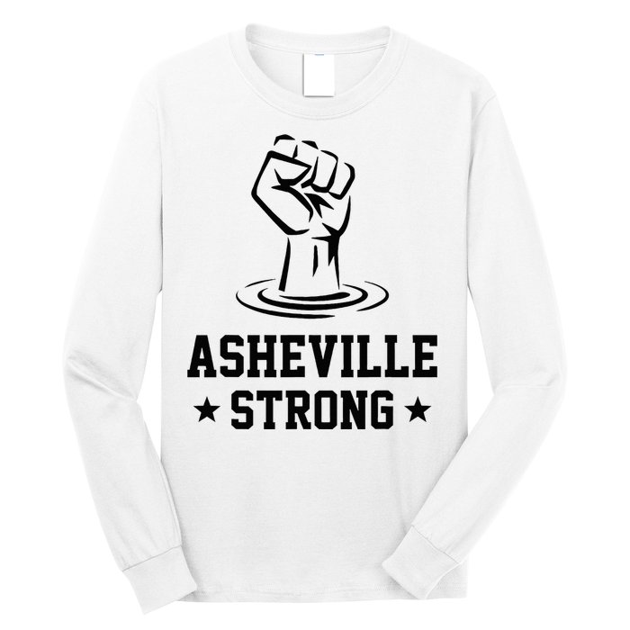 North Carolina Strong Asheville Nc Stand With Asheville 2024 Long Sleeve Shirt