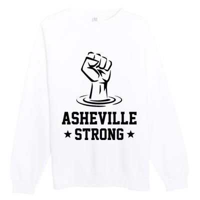 North Carolina Strong Asheville Nc Stand With Asheville 2024 Premium Crewneck Sweatshirt