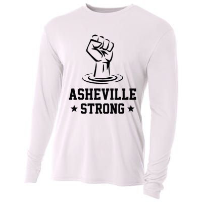 North Carolina Strong Asheville Nc Stand With Asheville 2024 Cooling Performance Long Sleeve Crew