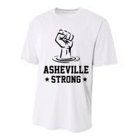 North Carolina Strong Asheville Nc Stand With Asheville 2024 Performance Sprint T-Shirt