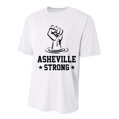 North Carolina Strong Asheville Nc Stand With Asheville 2024 Performance Sprint T-Shirt