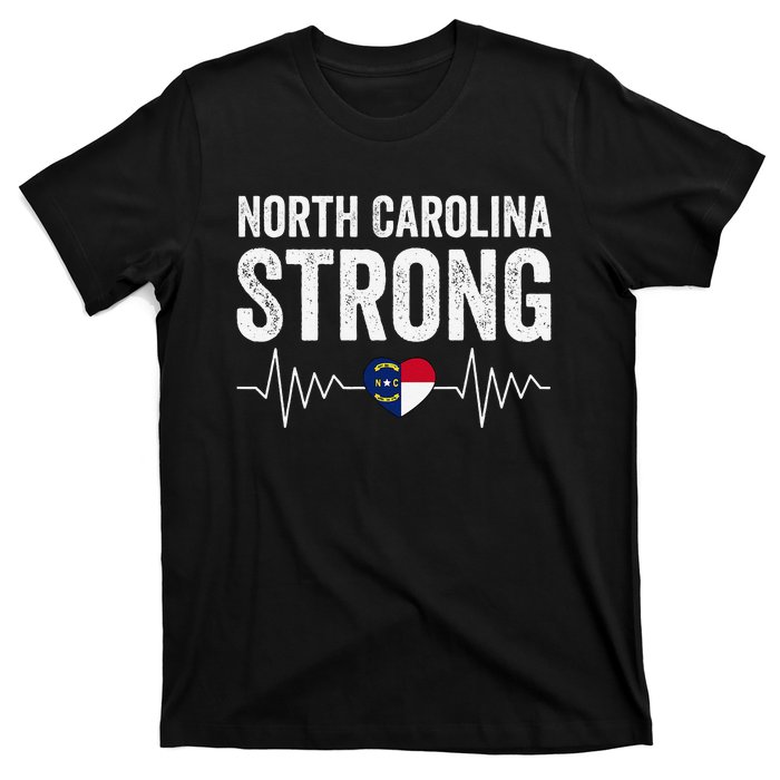 North Carolina Strong With Nc State And Love North Carolina T-Shirt