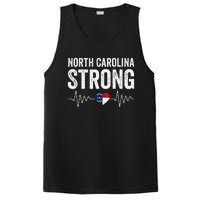 North Carolina Strong With Nc State And Love North Carolina PosiCharge Competitor Tank