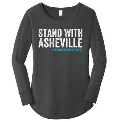 North Carolina Strong Asheville Nc Stand With Asheville 2024 Women's Perfect Tri Tunic Long Sleeve Shirt