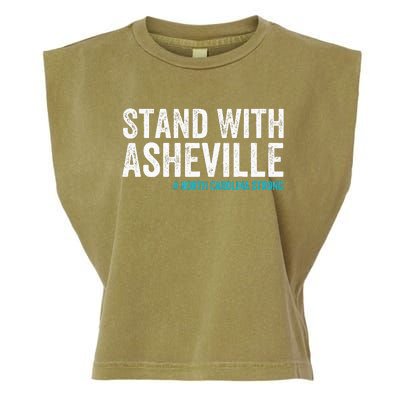 North Carolina Strong Asheville Nc Stand With Asheville 2024 Garment-Dyed Women's Muscle Tee