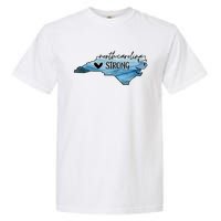 North Carolina Strong With Nc State And Love North Carolina Garment-Dyed Heavyweight T-Shirt