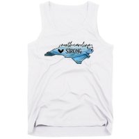 North Carolina Strong With Nc State And Love North Carolina Tank Top