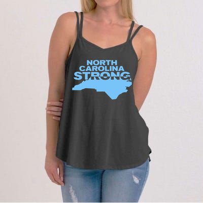 North Carolina Strong With Nc State And Love North Carolina Women's Strappy Tank