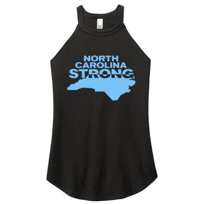 North Carolina Strong With Nc State And Love North Carolina Women's Perfect Tri Rocker Tank