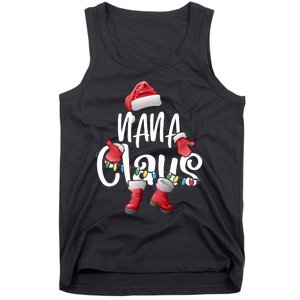 Nana Claus Shirt Santa Hat Matching Christmas Family Group Tank Top