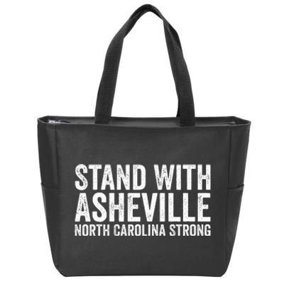 North Carolina Strong Asheville Nc Stand With Asheville 2024 Zip Tote Bag