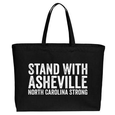 North Carolina Strong Asheville Nc Stand With Asheville 2024 Cotton Canvas Jumbo Tote