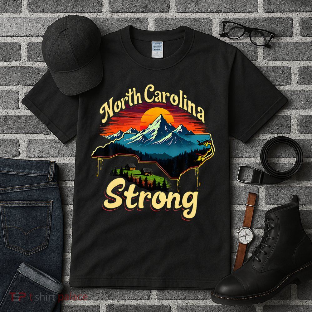North Carolina Strong Strong Nc State Support For Carolina Tall T-Shirt