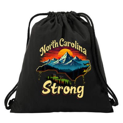 North Carolina Strong Strong Nc State Support For Carolina Drawstring Bag