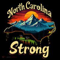North Carolina Strong Strong Nc State Support For Carolina Drawstring Bag