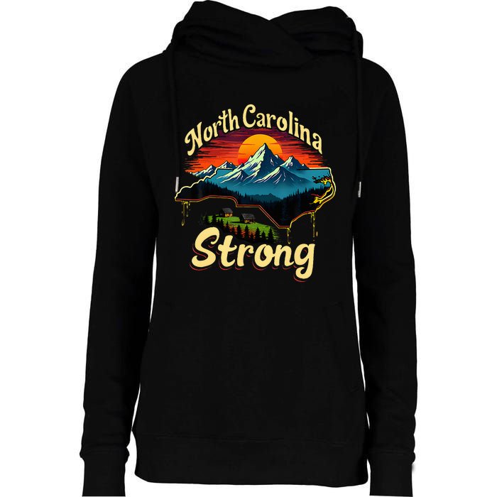 North Carolina Strong Strong Nc State Support For Carolina Womens Funnel Neck Pullover Hood