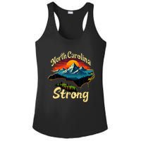 North Carolina Strong Strong Nc State Support For Carolina Ladies PosiCharge Competitor Racerback Tank