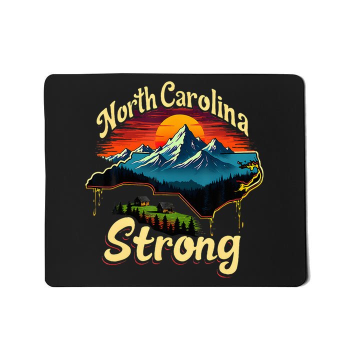 North Carolina Strong Strong Nc State Support For Carolina Mousepad