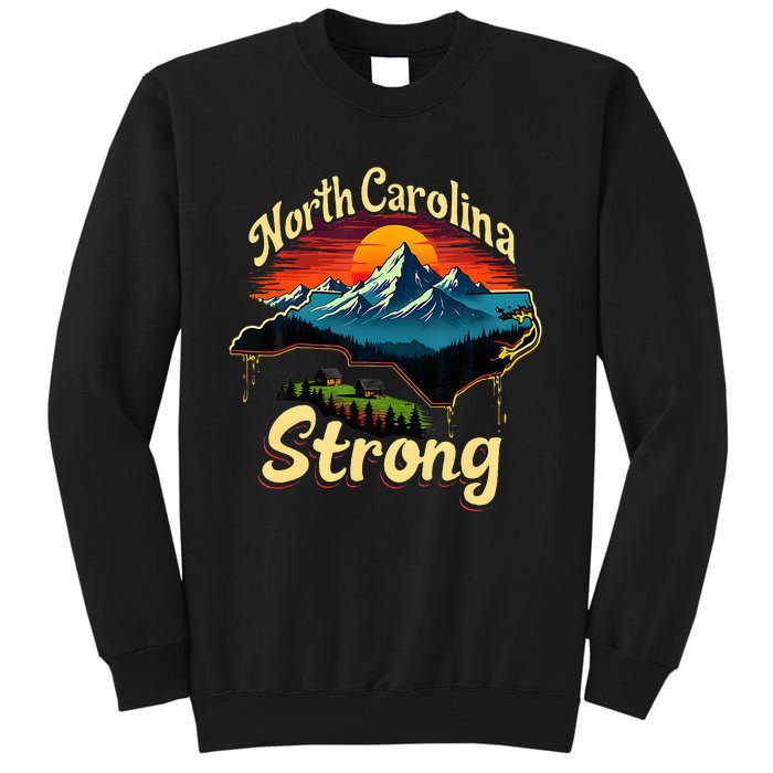 North Carolina Strong Strong Nc State Support For Carolina Tall Sweatshirt