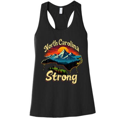 North Carolina Strong Strong Nc State Support For Carolina Women's Racerback Tank