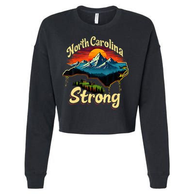 North Carolina Strong Strong Nc State Support For Carolina Cropped Pullover Crew