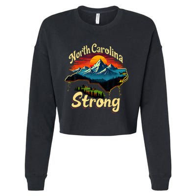 North Carolina Strong Strong Nc State Support For Carolina Cropped Pullover Crew