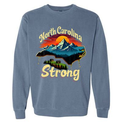 North Carolina Strong Strong Nc State Support For Carolina Garment-Dyed Sweatshirt