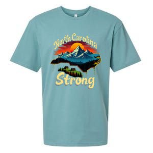 North Carolina Strong Strong Nc State Support For Carolina Sueded Cloud Jersey T-Shirt