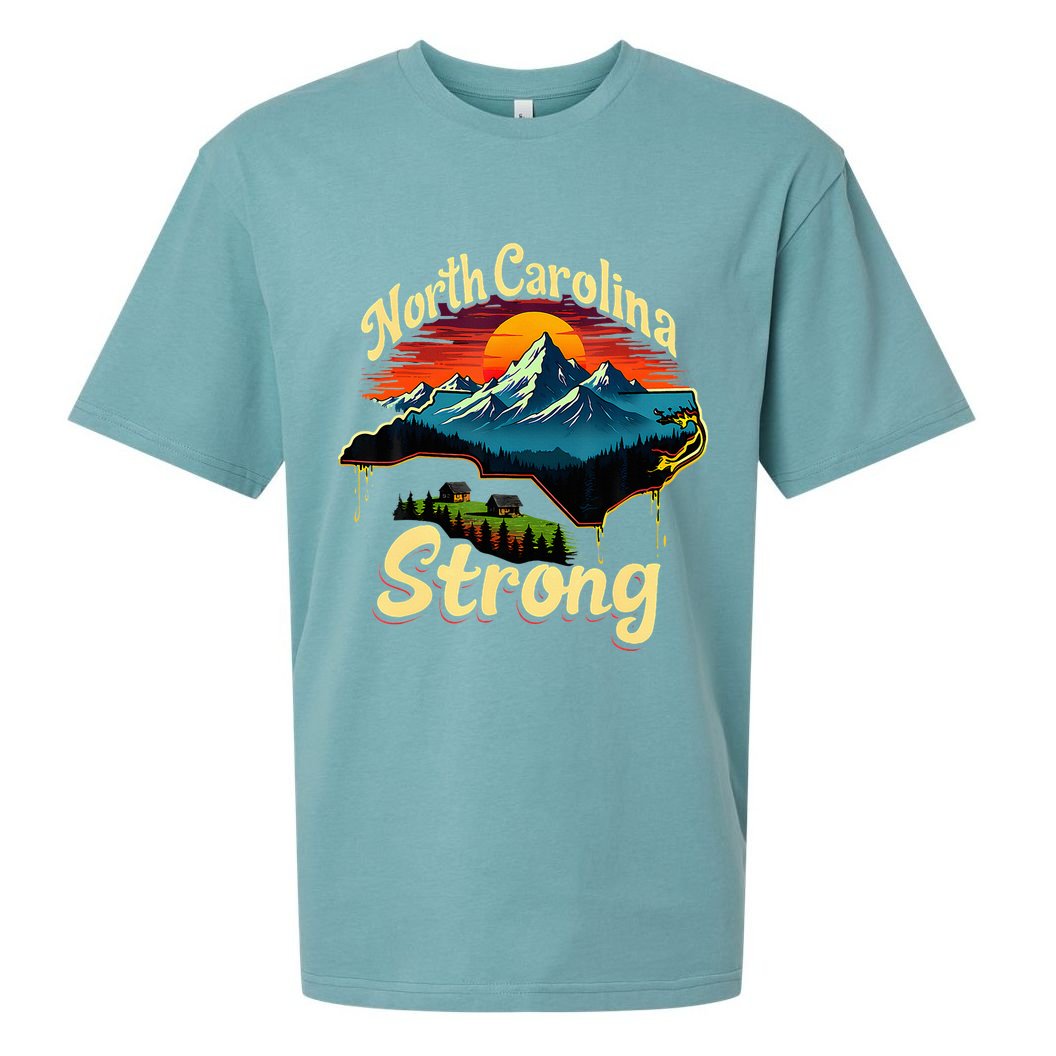 North Carolina Strong Strong Nc State Support For Carolina Sueded Cloud Jersey T-Shirt