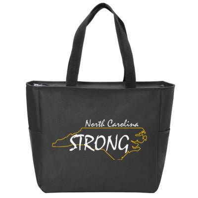 North Carolina Strong Nc State Zip Tote Bag