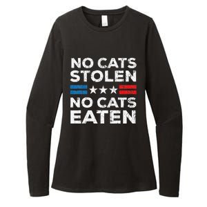 No Cats Stolen No Cats Eatin Trump 2024 Donald Trump Womens CVC Long Sleeve Shirt