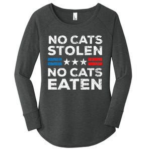 No Cats Stolen No Cats Eatin Trump 2024 Donald Trump Women's Perfect Tri Tunic Long Sleeve Shirt