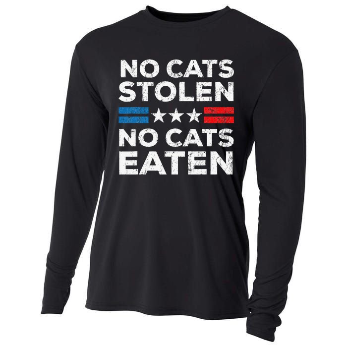 No Cats Stolen No Cats Eatin Trump 2024 Donald Trump Cooling Performance Long Sleeve Crew