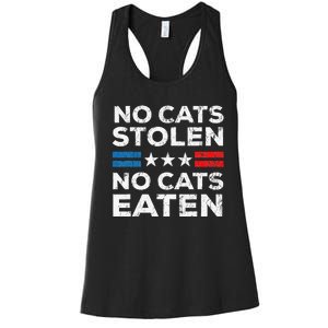 No Cats Stolen No Cats Eatin Trump 2024 Donald Trump Women's Racerback Tank