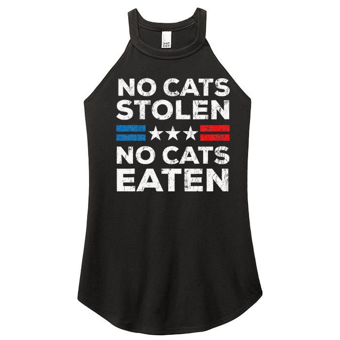 No Cats Stolen No Cats Eatin Trump 2024 Donald Trump Women's Perfect Tri Rocker Tank