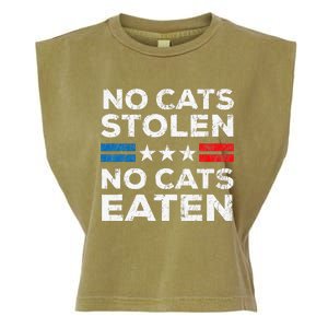 No Cats Stolen No Cats Eatin Trump 2024 Donald Trump Garment-Dyed Women's Muscle Tee