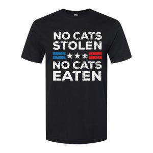 No Cats Stolen No Cats Eatin Trump 2024 Donald Trump Softstyle CVC T-Shirt