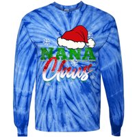 Nana Claus Santa Claus Chistmas Season Gift Tie-Dye Long Sleeve Shirt