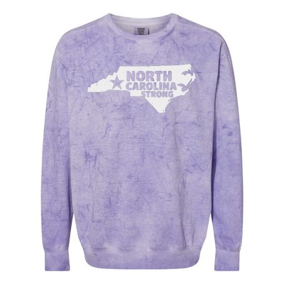 North Carolina State Strong Nc Love Women Colorblast Crewneck Sweatshirt