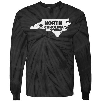 North Carolina State Strong Nc Love Women Tie-Dye Long Sleeve Shirt