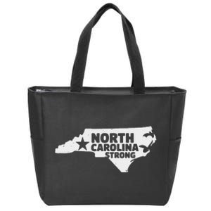 North Carolina State Strong Nc Love Women Zip Tote Bag