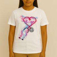 Nurse Colorful Stethoscope Heart Nurse Life T-Shirt