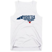 North Carolina Strong With Nc State And Love North Carolina Tank Top