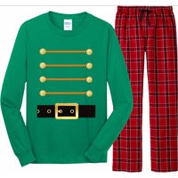 Nutcracker Character Soldier Costume Uniform Christmas Long Sleeve Pajama Set