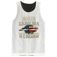 North Carolina Strong With Nc State And Usa Flag Overlay Mesh Reversible Basketball Jersey Tank