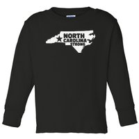 North Carolina State Strong Nc Love Toddler Long Sleeve Shirt