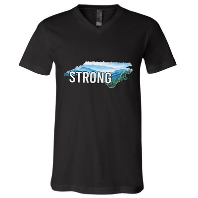 North Carolina Strong Nc State V-Neck T-Shirt