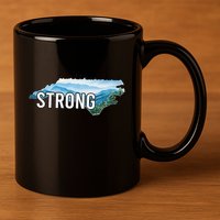 North Carolina Strong Nc State 11oz C Handle Ceramic Mug