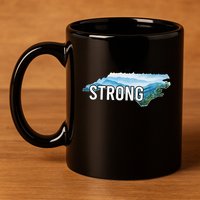 North Carolina Strong Nc State 11oz C Handle Ceramic Mug