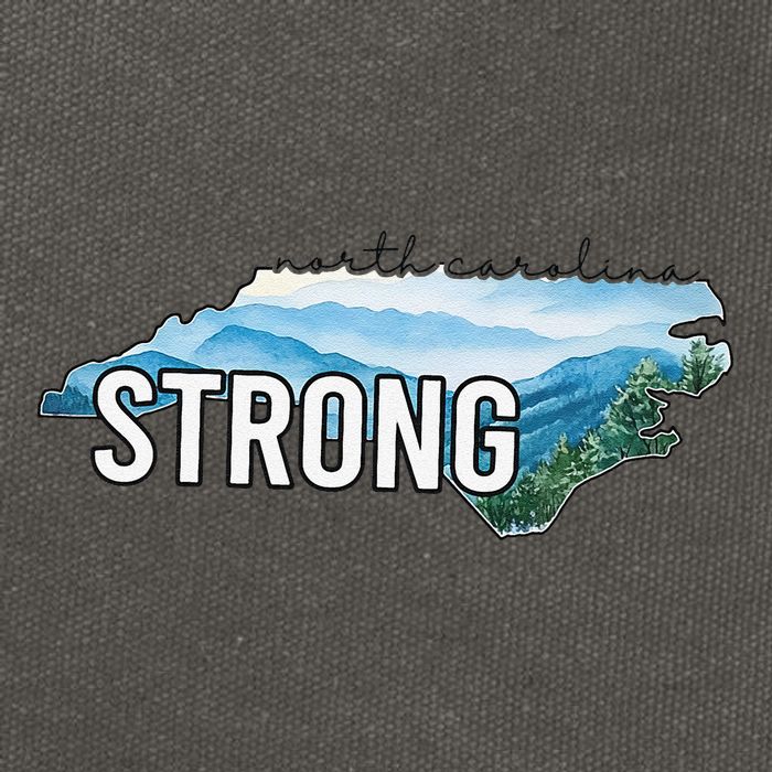 North Carolina Strong Nc State Cotton Canvas Backpack